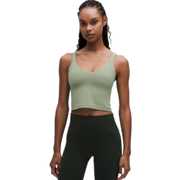 Lululemon Womens Align Tank Top Desert Green Activewear Yoga Fitness Size 6 - Picture 1 of 8